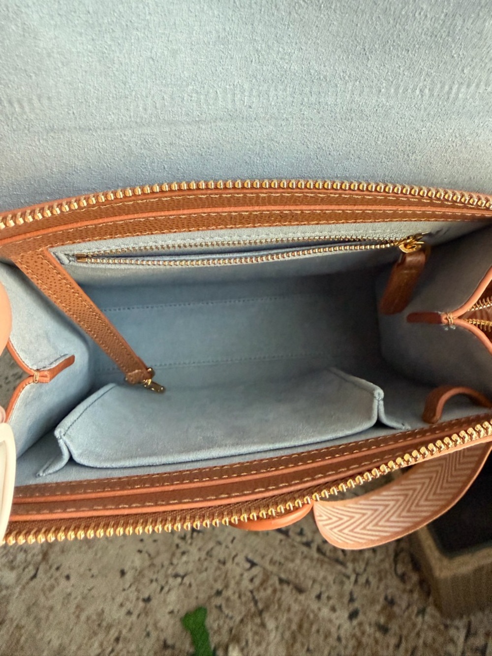 Senreve Alunna Bag in Chestnut w/Extra Bonus Strap - Picture 10 of 12